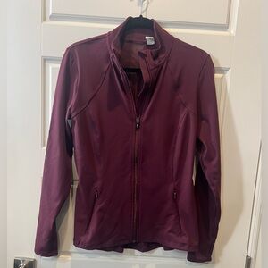 Skechers Women’s Athletic Jacket Size L Wine Color Excellent Condition